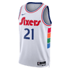 NBA Nike City Edition Swingman Philadelphia 76ers 2024 - Branco