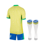 Kit de Criança - Brasil Principal 24/25 - Copa América 2024