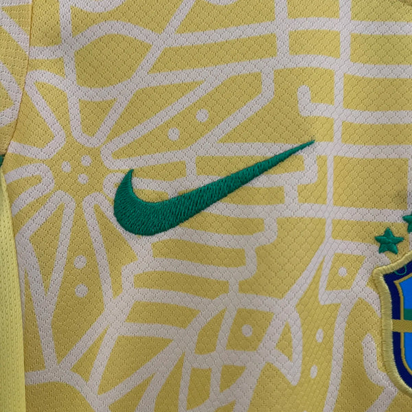 Kit de Criança - Brasil Principal 24/25 - Copa América 2024