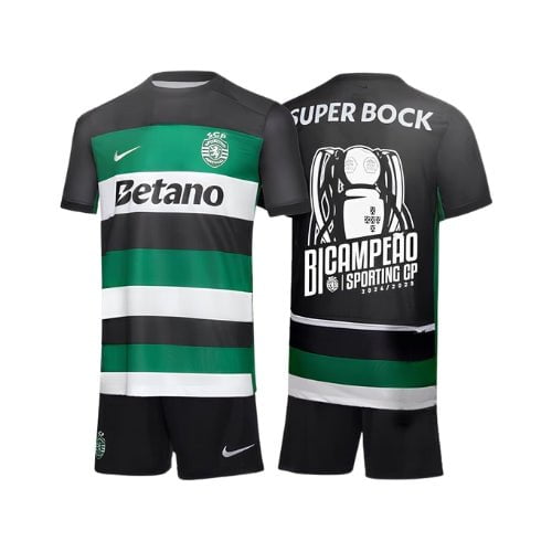 Kids' Kit - Sporting Main Team 24/25 - Two-Time Champion Edition