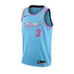 NBA Miami Heat Dwyane Wade Nike City Edition - Azul