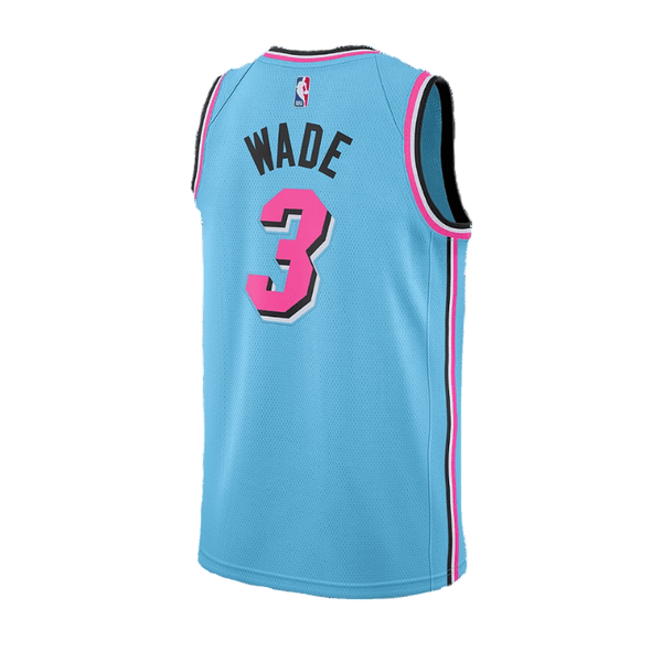 NBA Miami Heat Dwyane Wade Nike City Edition - Azul